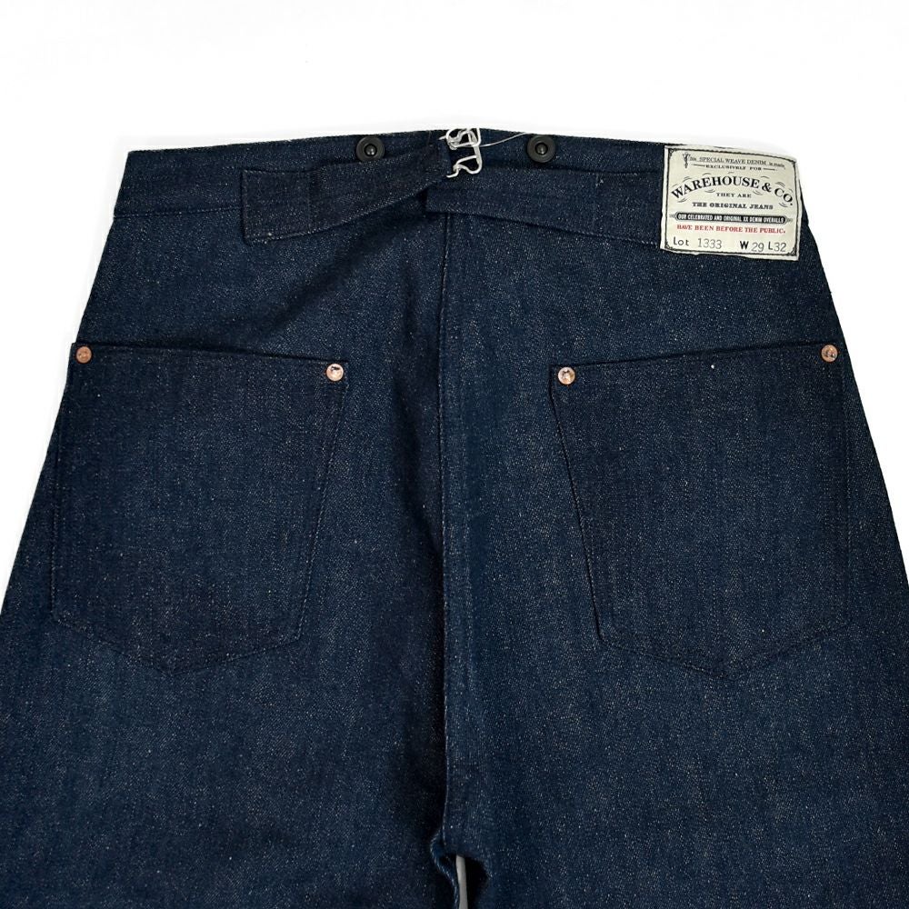 ウエアハウス (WAREHOUSE) Lot 1333 1910-1915 No3 WAIST OVERALLS
