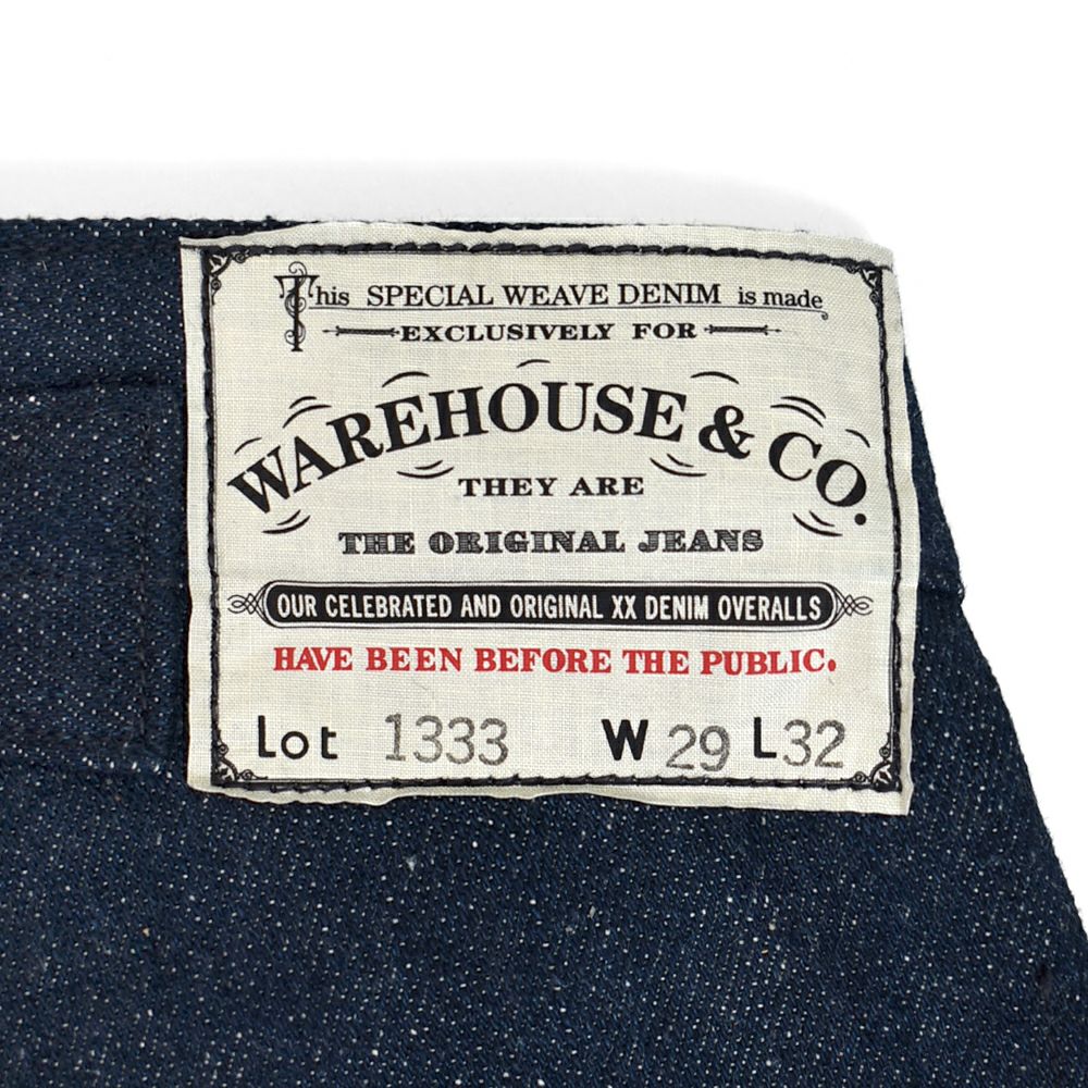 ウエアハウス (WAREHOUSE) Lot 1333 1910-1915 No3 WAIST OVERALLS