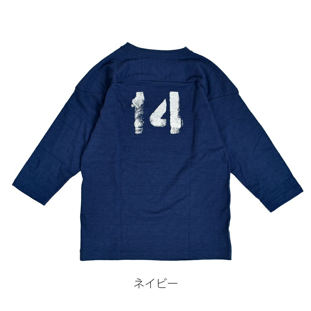 ウエアハウス (WAREHOUSE) Lot 4063 7分袖フットボールT GONZAGA HI