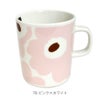マリメッコ (marimekko) Unikko マグカップ 250ml ウニッコ 食器 花 ギフト 52259-4-74488 52259474488 70.ピンク×ホワイト