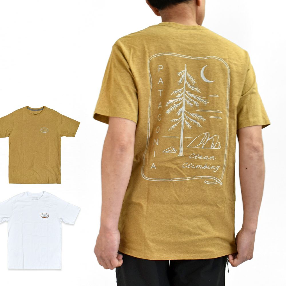 パタゴニア(PATAGONIA)メンズ クリーンクライム ルーツ レスポンシビリティー M's Clean Climb Roots Responsibili-Tee 半袖プリントTシャツ 37795