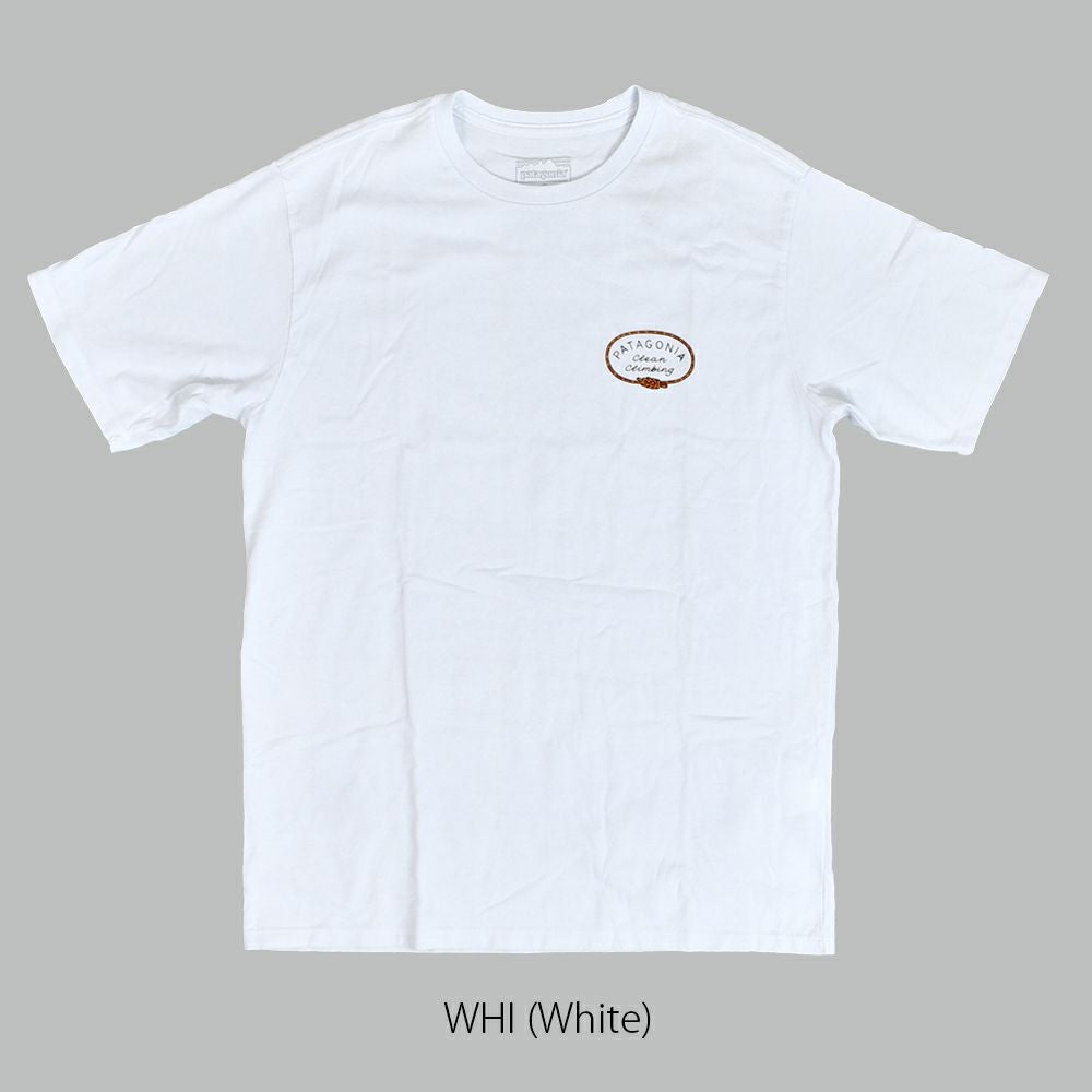 パタゴニア (PATAGONIA) メンズ クリーンクライム ルーツ レスポンシビリティー M's Clean Climb Roots Responsibili-Tee 半袖プリントTシャツ 37795 WHI(White)