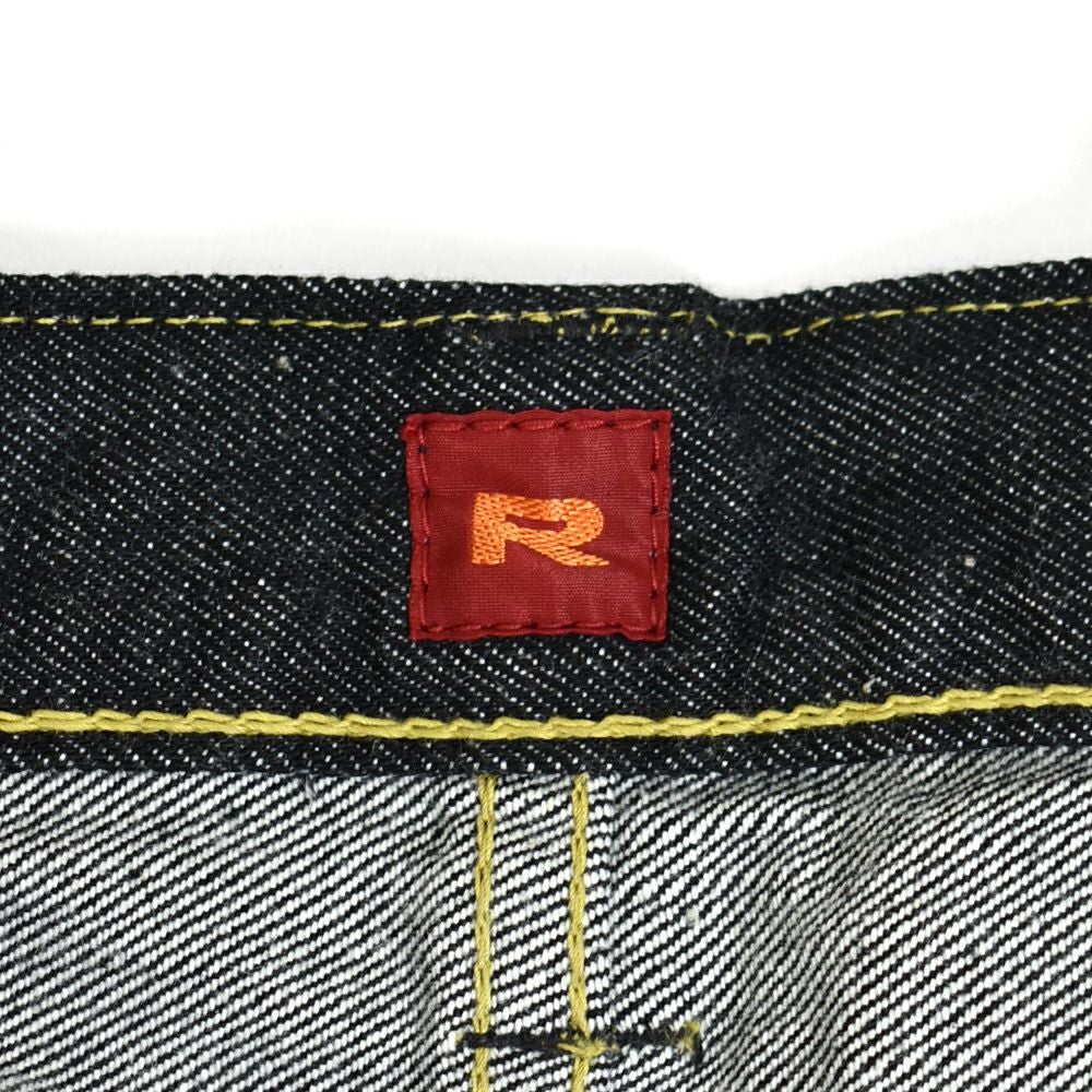 リゾルト (RESOLUTE) GB714 15thブラックモデル ブラックジーンズ ワンウォッシュ ストレート デニムパンツ 15周年