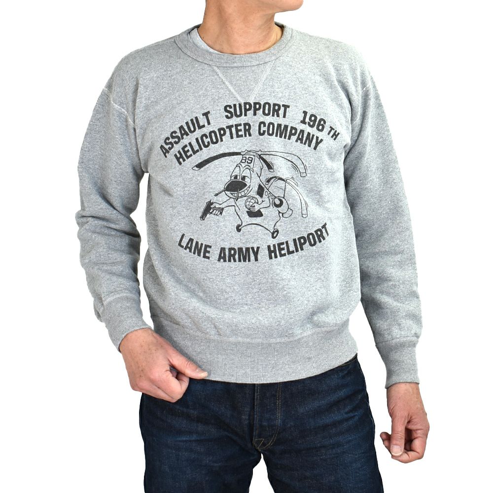 美品COLIMBOジャクソンビルスウェットL コリンボ前V warehouse コリンボ (COLIMBO) JACKSONVILLE ATHLE SHIRT =HELICOPTER COMPANY