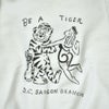 コリンボ (COLIMBO) JACKSONVILLE ATHLE SHIRT =BE A TIGER = ジャクソンビル アスレシャツ 長袖プリントスウェットシャツ 前Vセットインスリーブスウェットシャツ ZA-0402