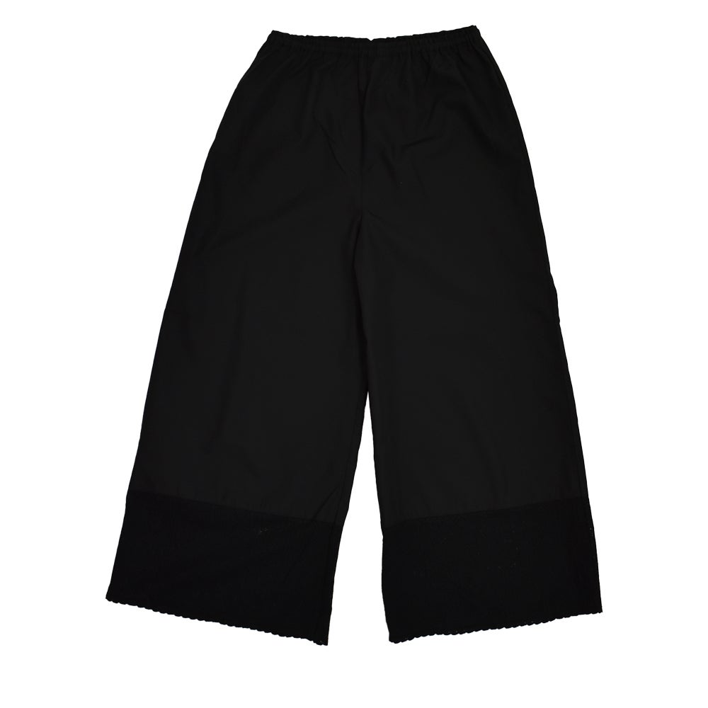 ポンデシャロン (PONT DE CHALONS) レースワイドペチパンツ ペチパンツ インナー 下着 22512326 19.ブラック