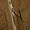 フリーホイーラーズ (FREEWHEELERS) -GILMORE OIL- S-8 AVIATORS' JACKET 1930~1940s MILITARY & MOTOR CULTURE IMAGE CUSTOM JACKET Original High Density Jungle Cloth SEPIA BROWN ミリタリージャケット ライトアウター コート カスタム 2521007