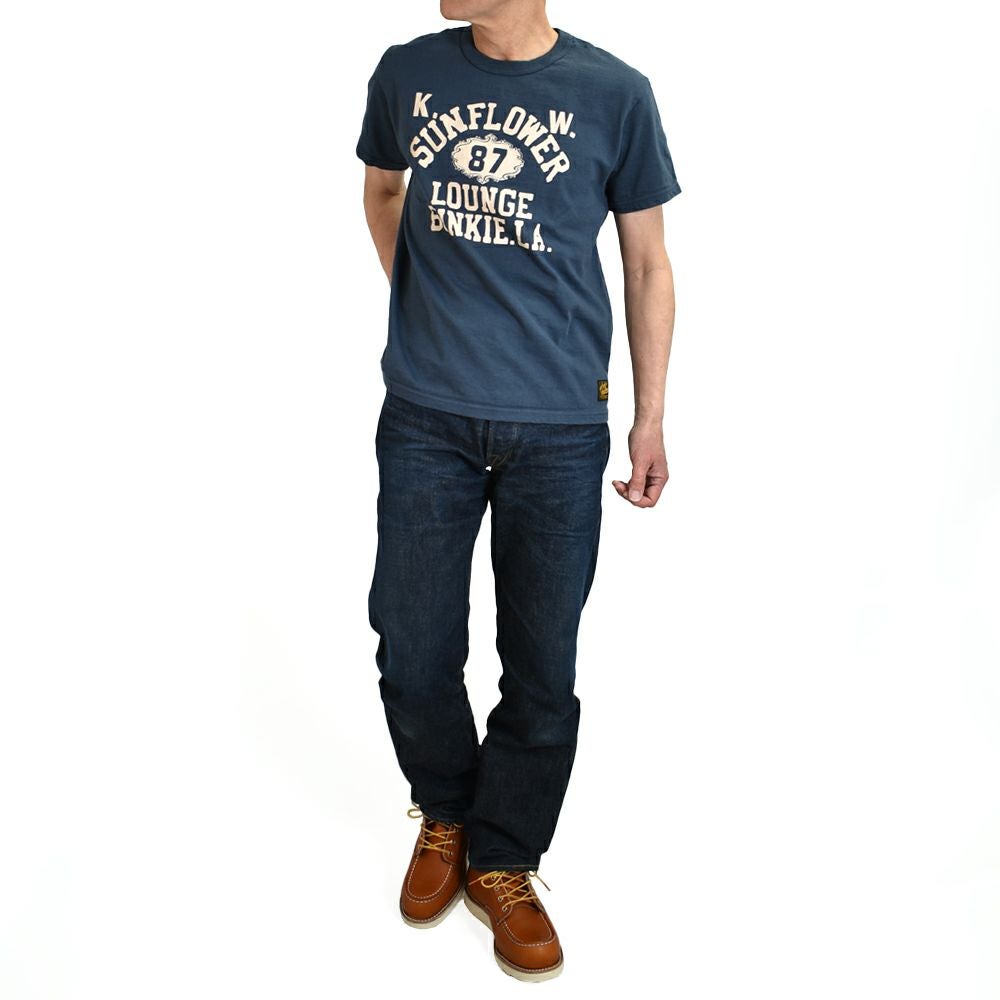 デラックスウエア (DELUXEWARE) SUNFLOWER 半袖プリントTシャツ DXTS-2501