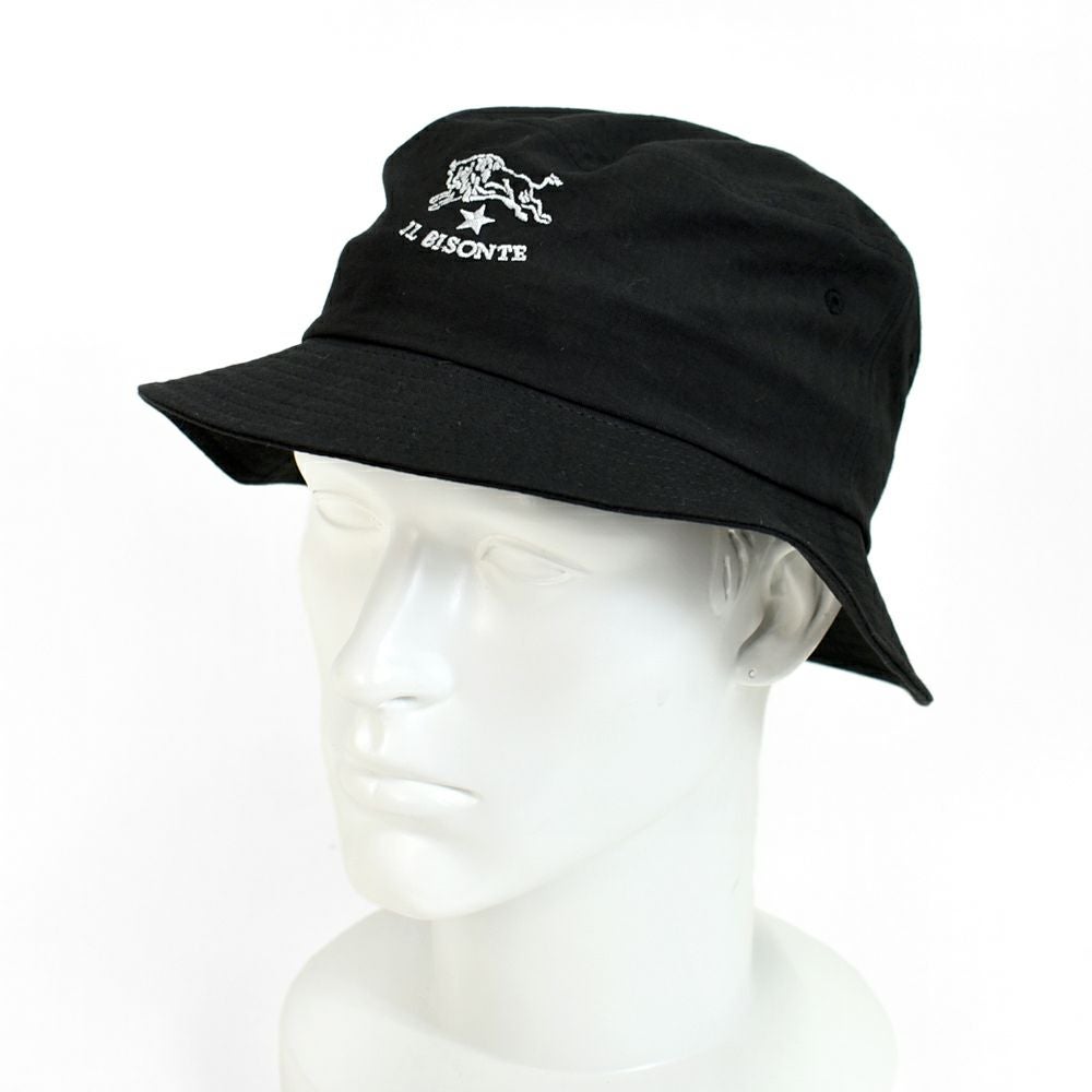 IL BISONTE ブラック バケットハット イルビゾンテ (IL BISONTE) バケットハット 帽子 バケハ 54252-3-05380