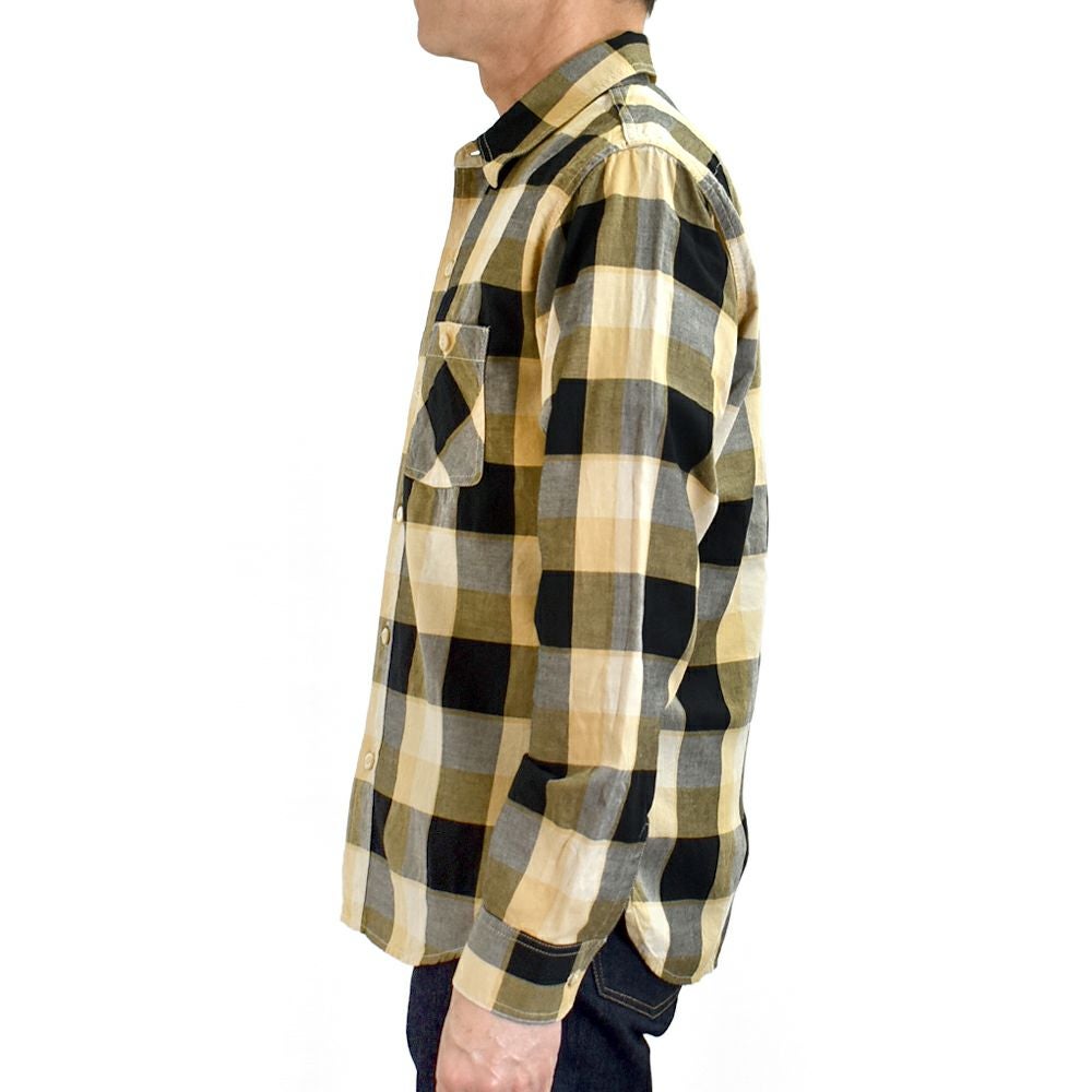 デラックスウエア (DELUXEWARE) 50s CHECK PATTERN 長袖チェックシャツ