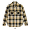 デラックスウエア (DELUXEWARE) 50s CHECK PATTERN 長袖チェックシャツ LV-31 YEL