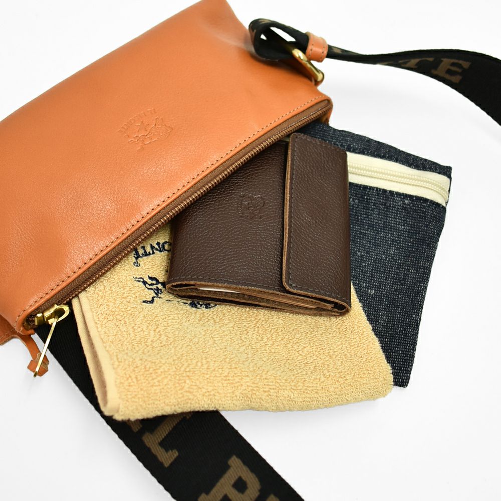 イルビゾンテ (IL BISONTE) ベルトバッグ レザーショルダーバッグ 54202-3-00911 54202300911