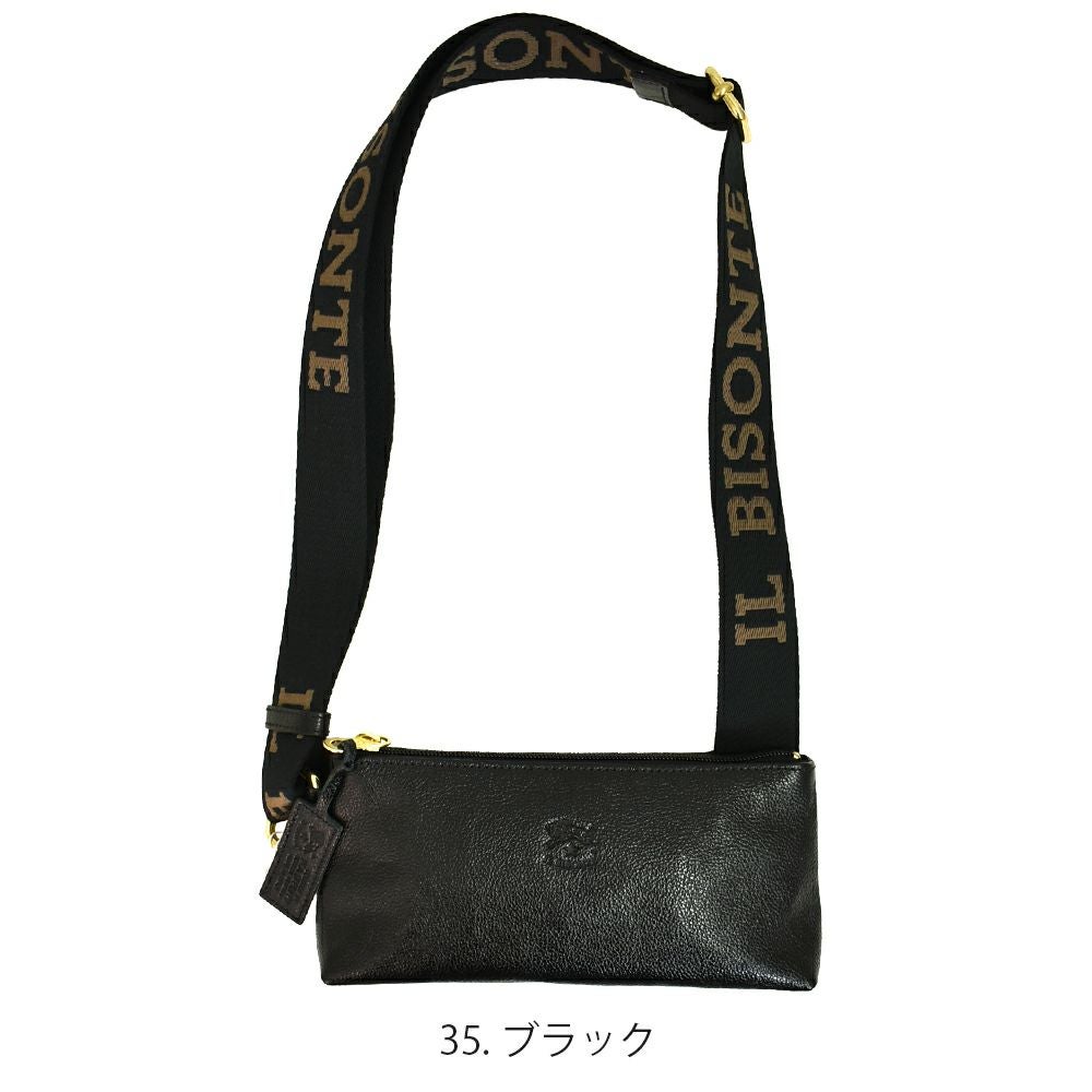 イルビゾンテ (IL BISONTE) ベルトバッグ レザーショルダーバッグ