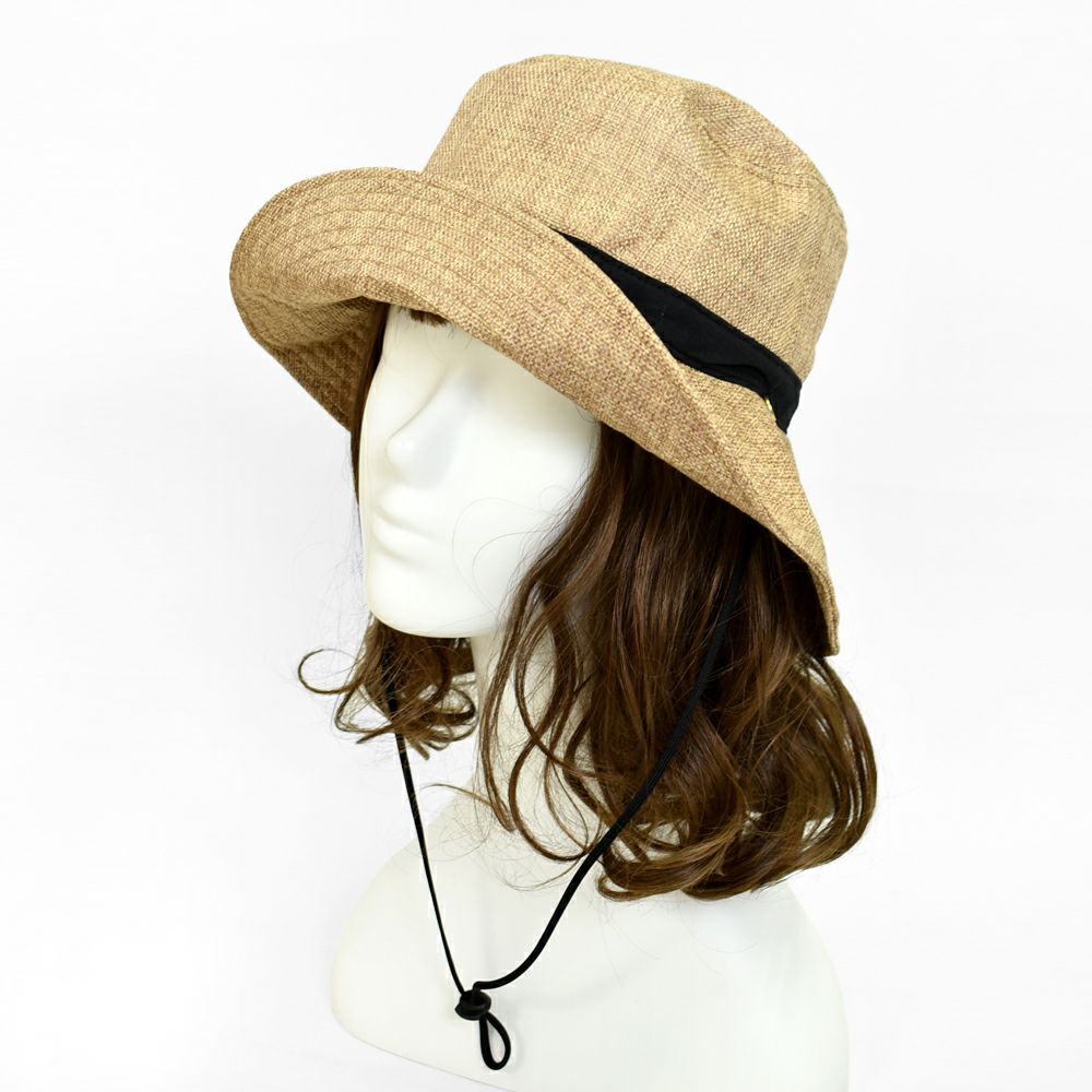 ポンデシャロン(PONT DE CHALONS)ジュートライクハット 折りたたみHAT UV加工 コカゲル 日除け 22432819
