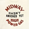 フリーホイーラーズ (FREEWHEELERS) -MIDWAY GASOLINE- Vintage Style Medium Weight Jersey STRAW CREAM / FADE NAVY 半袖プリントTシャツ 2525009