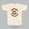 フリーホイーラーズ (FREEWHEELERS) -MIDWAY GASOLINE- Vintage Style Medium Weight Jersey STRAW CREAM / FADE NAVY 半袖プリントTシャツ 2525009 STRAW CREAM