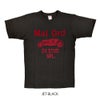 フリーホイーラーズ (FREEWHEELERS) -Mal Ord- Vintage Style Medium Weight Jersey JET BLACK 半袖プリントTシャツ フロッキープリント 2525016 JET BLACK