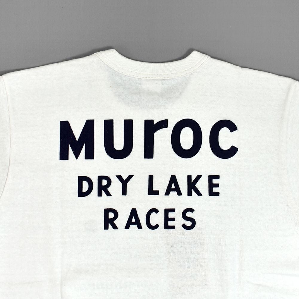 フリーホイーラーズ (FREEWHEELERS) -Mal Ord- Vintage Style Medium Weight Jersey OFF-WHITE 半袖プリントTシャツ フロッキープリント 2525010