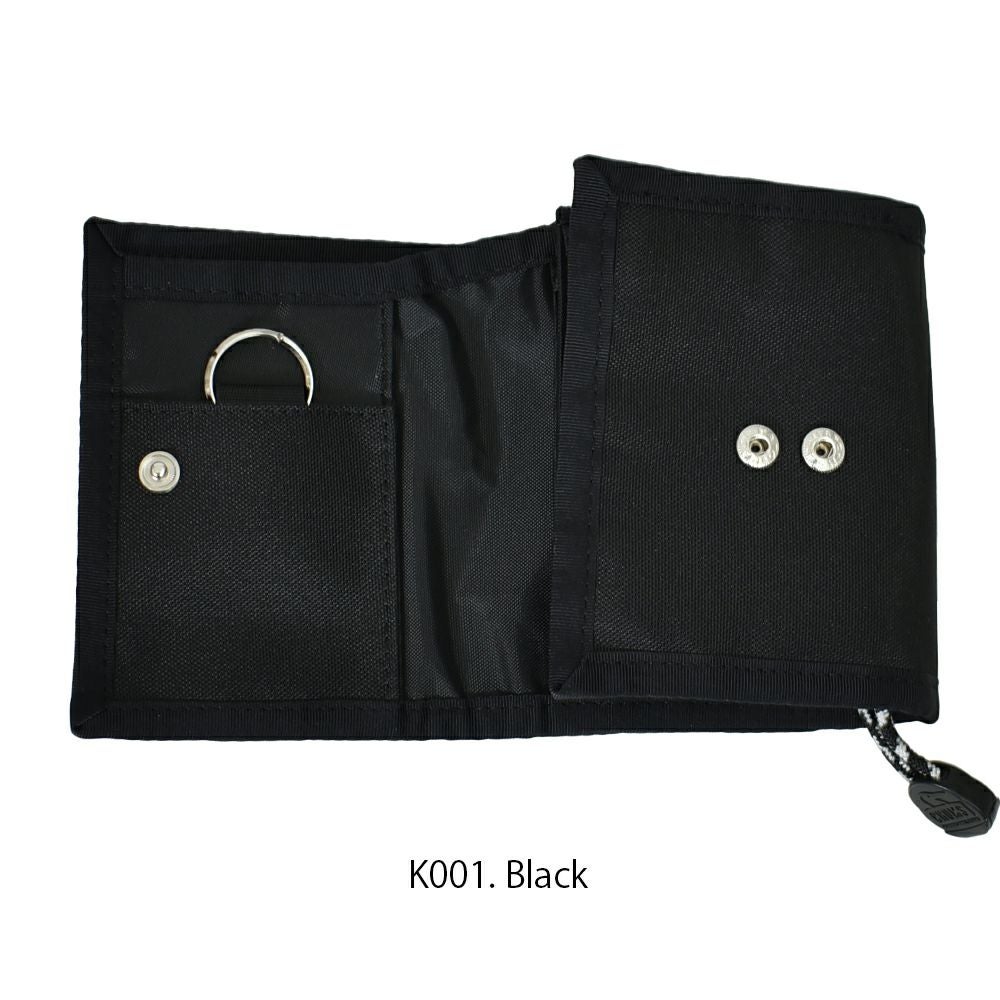チャムス (CHUMS) リサイクルマルチウォレット Recycle Multi Wallet 2つ折り財布 ウォレット 定期入れ キーケース CH60-3988 K001.Black