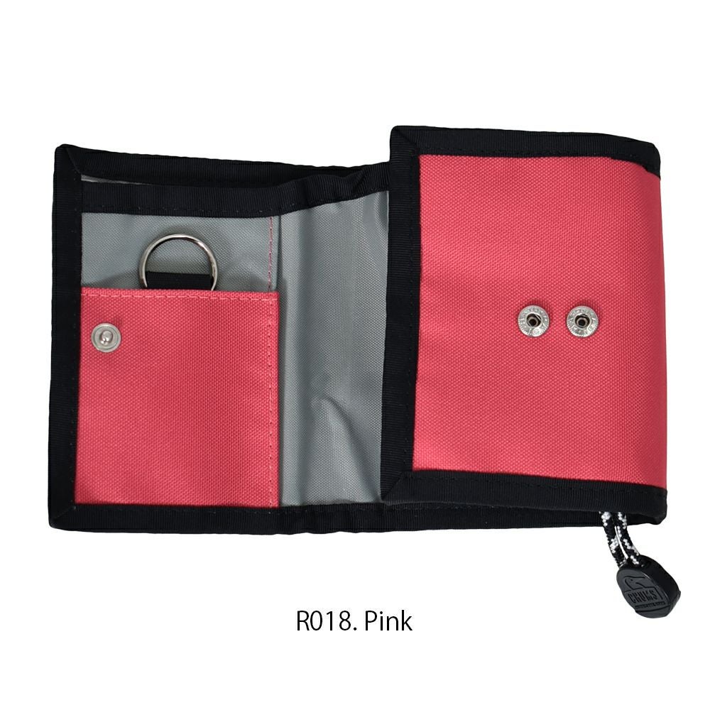 チャムス (CHUMS) リサイクルマルチウォレット Recycle Multi Wallet 2つ折り財布 ウォレット 定期入れ キーケース CH60-3988 R018.Pink