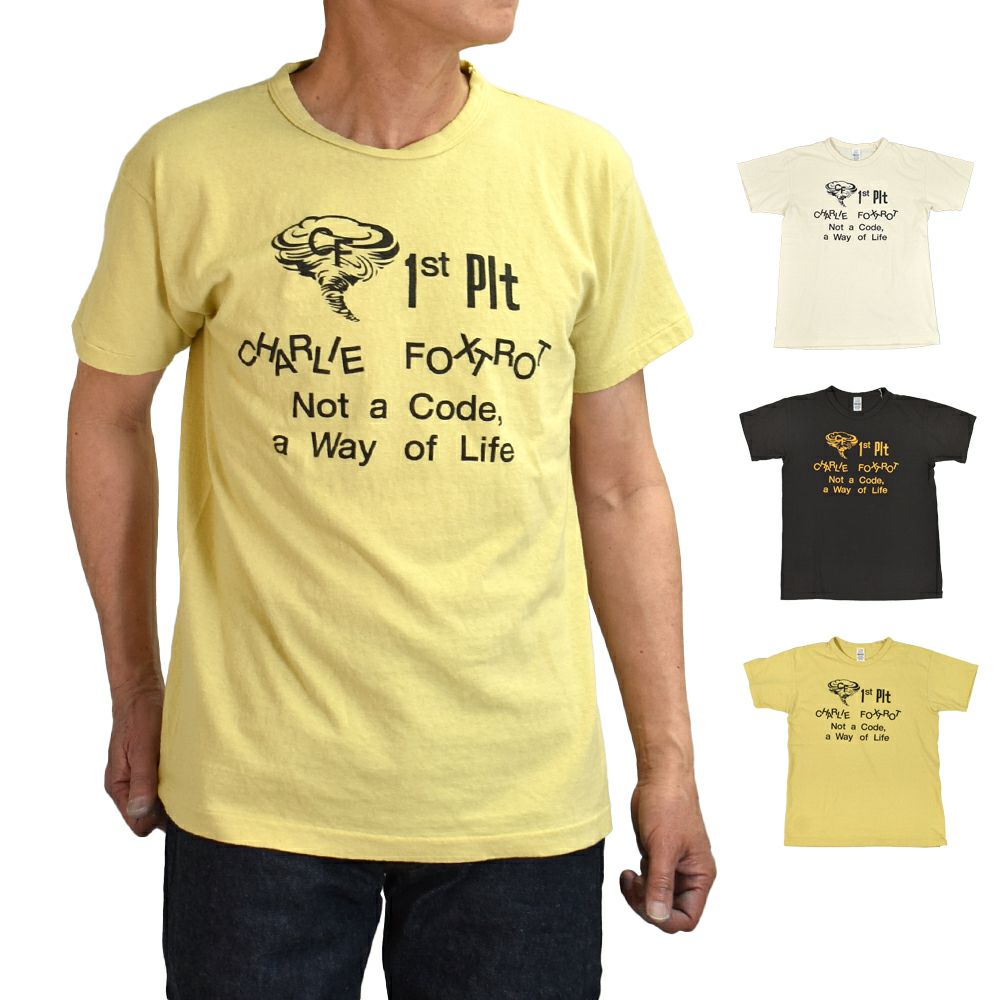 ウエアハウス (WAREHOUSE) Lot 4064 CF 1ST PLT 半袖プリントTシャツ