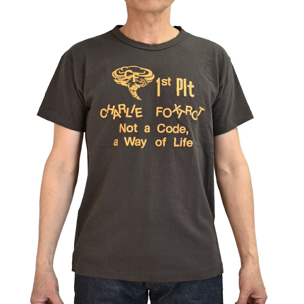 ウエアハウス (WAREHOUSE) Lot 4064 CF 1ST PLT 半袖プリントTシャツ セコハン 4064