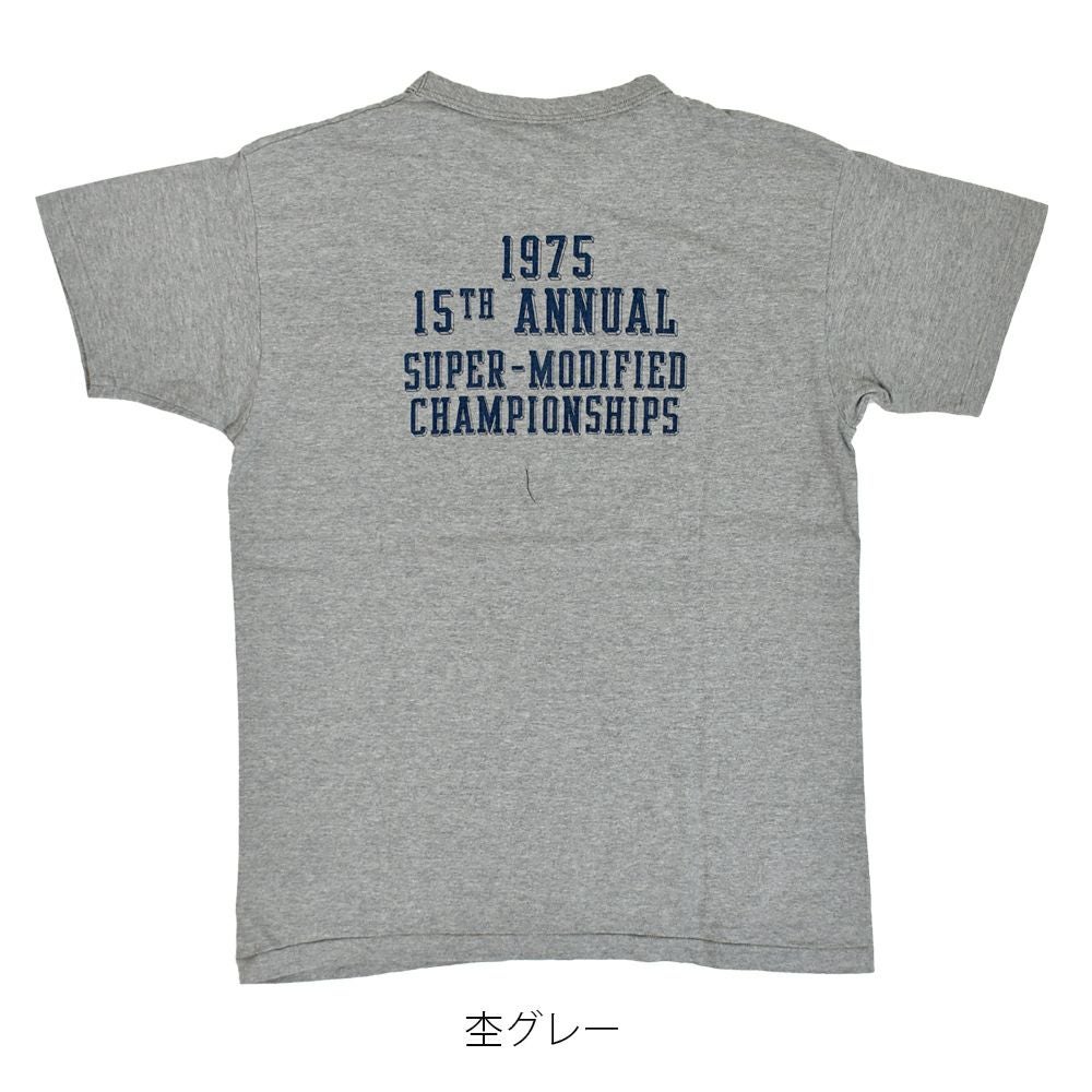 ウエアハウス (WAREHOUSE) Lot 4064 KNOXVILLE 半袖プリントTシャツ セコハン 4064 杢グレー