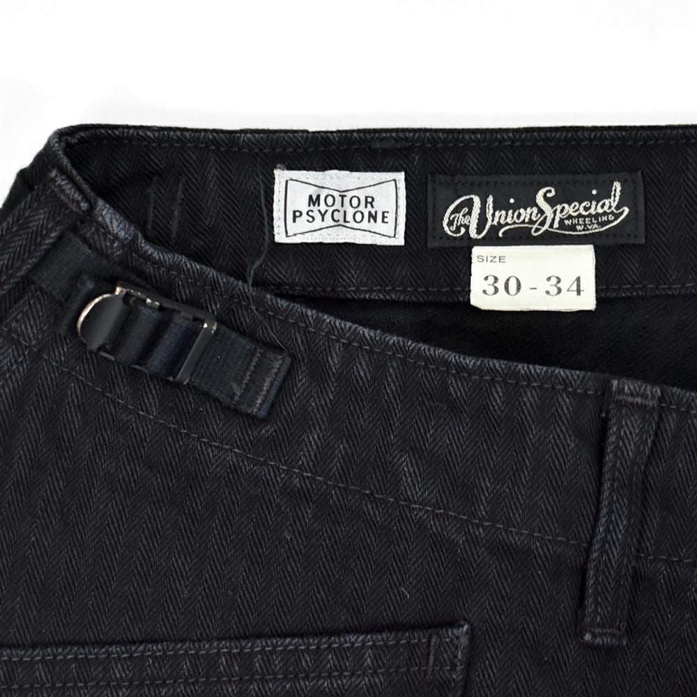 フリーホイーラーズ (FREEWHEELERS) -GRUNTS- 1960s~ STYLE WORK CLOTHING Vintage Style Yarn-Dyed Herringbone Twill YARN-DYED RUDE BLACK ヘリンボーンツイルパンツ 2522010