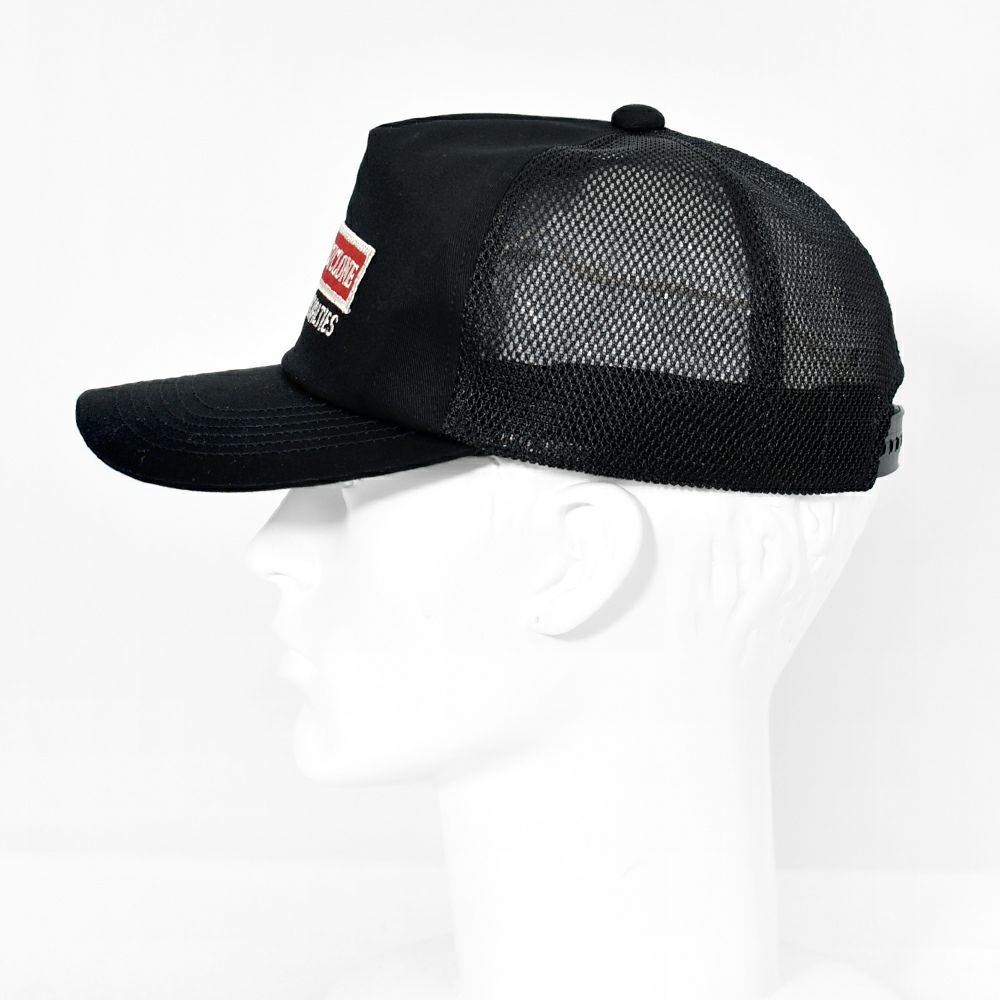 フリーホイーラーズ (FREEWHEELERS) -CUSTOM SPECIALTIES- 1960s~ STYLE SNAPBACK TRUCKER CAP Vintage Style Cotton Twill BLACK トラッカーキャップ メッシュキャップ 帽子 2527003