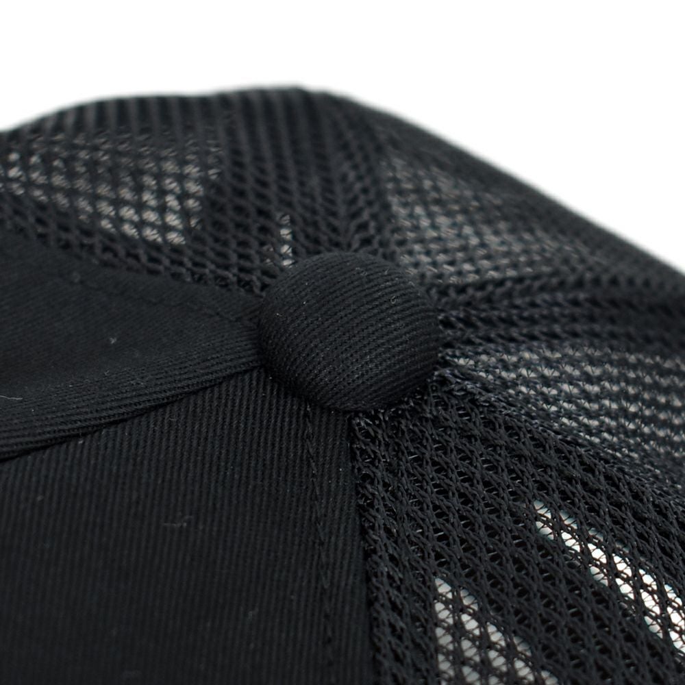 フリーホイーラーズ (FREEWHEELERS) -CUSTOM SPECIALTIES- 1960s~ STYLE SNAPBACK TRUCKER CAP Vintage Style Cotton Twill BLACK トラッカーキャップ メッシュキャップ 帽子 2527003