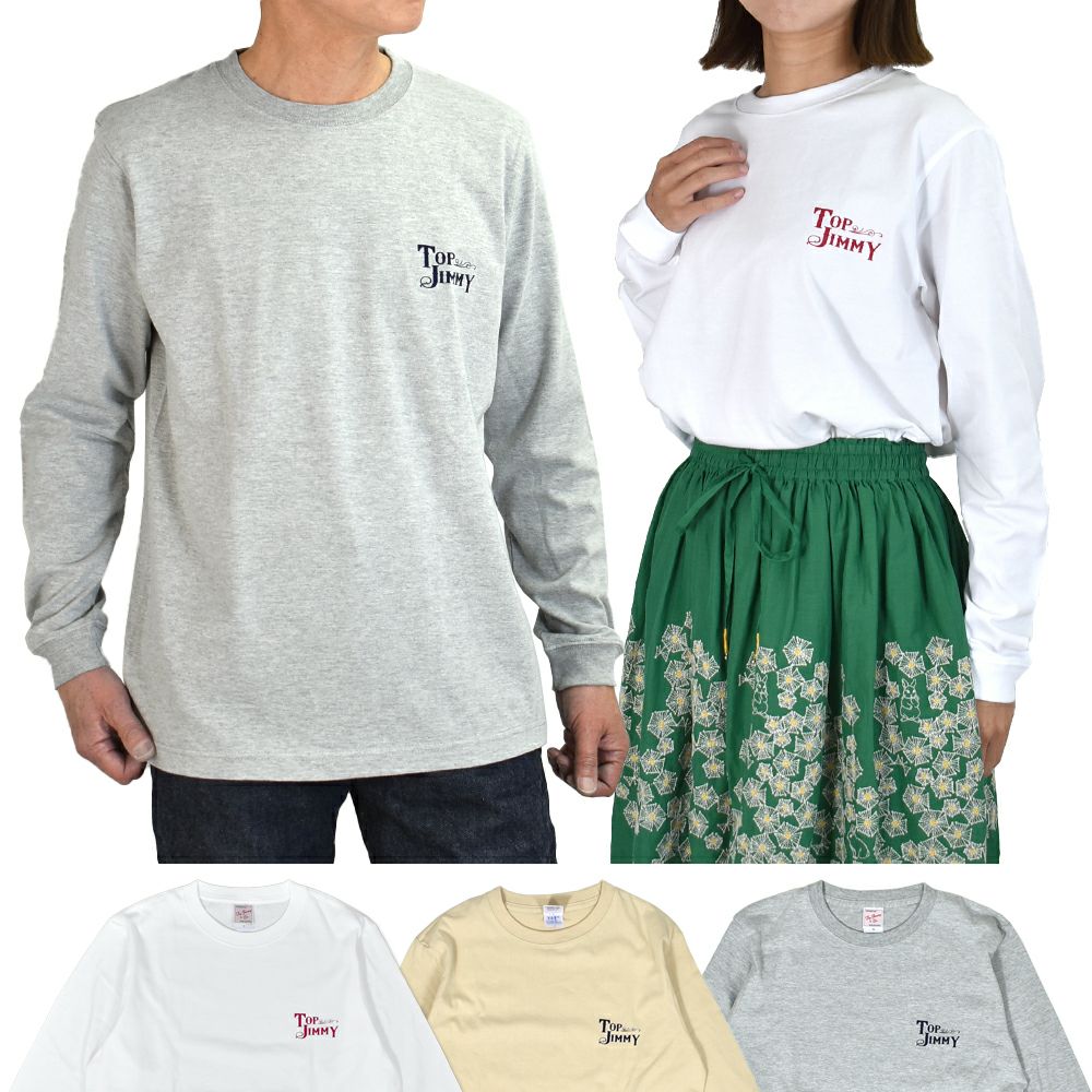 トップジミー (TOP JIMMY) TOP JIMMY LOGO LONG SLEEVE T-SHIRT 長袖