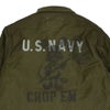 フリーホイーラーズ (FREEWHEELERS) -CHOP EM- DECK WOEKER JACKET 1940~1950s U.S.NAVY MILITARY & MOTOR CULTURE IMAGE COSTOM JACKET Original High Density Jungle Cloth DARK KHAKI GREEN デッキワークジャケット ミリタリージャケット ライトアウター カスタム 2521011
