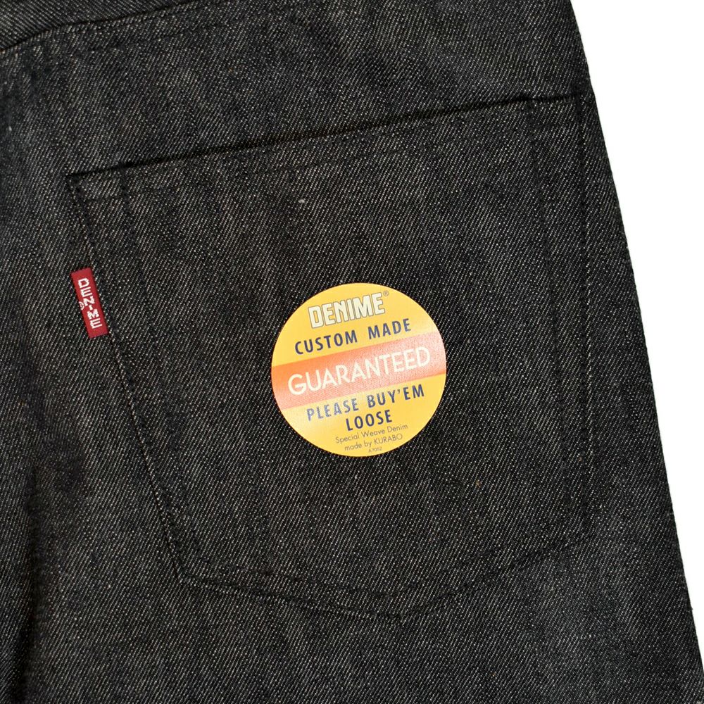 ドゥニーム (DENIME) Lot 224-66B (66MODEL) BLACK DENIM ブラックジーンズ デニムパンツ ジーパン