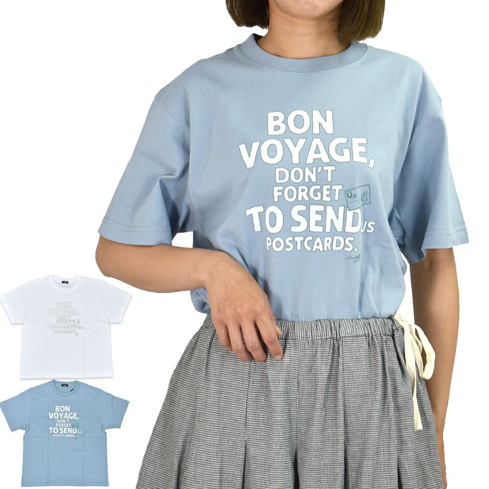 マーブルシュッド(marble SUD)BON VOYAGE S/S TEE 半袖プリントTシャツ 01FM003144