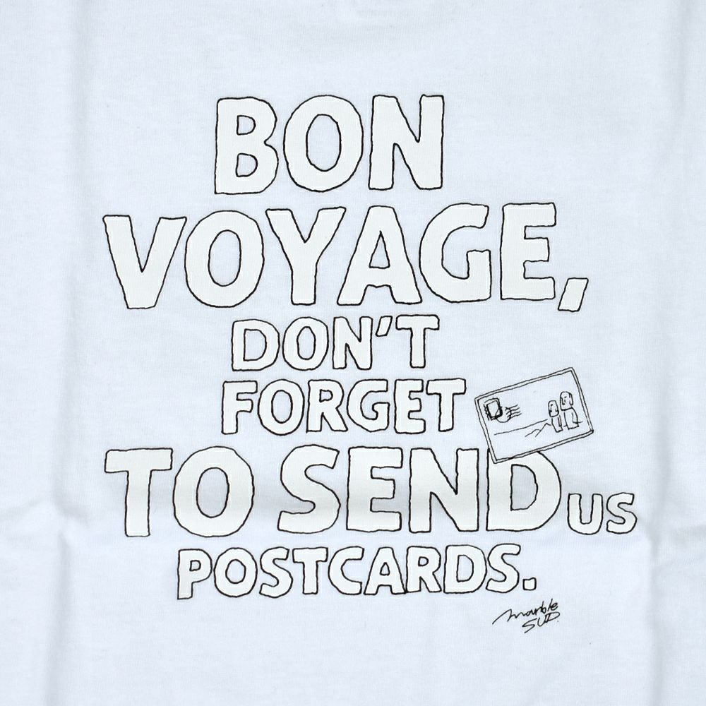 マーブルシュッド (marble SUD) BON VOYAGE S/S TEE 半袖プリントTシャツ 01FM003144