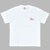 トップジミー (TOP JIMMY) TOP JIMMY LOGO SHORT SLEEVE T-SHIRT 半袖ロゴTシャツ ショップオリジナル SST1 WHITE/RED