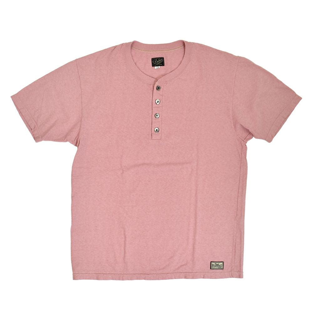 ダリーズ (DALEE'S&Co) Spinner [1920s HENLEY NECK] 半袖ヘンリーネックTシャツ FAINT.RED