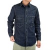 フリーホイーラーズ (FREEWHEELERS) -Blystone- MECHANIC SHIRT 1930s~ STYLE WORK CLOTHING Vintage Style 8oz Indigo Denim 長袖デニムシャツ ワークシャツ メカニックシャツ 2523002