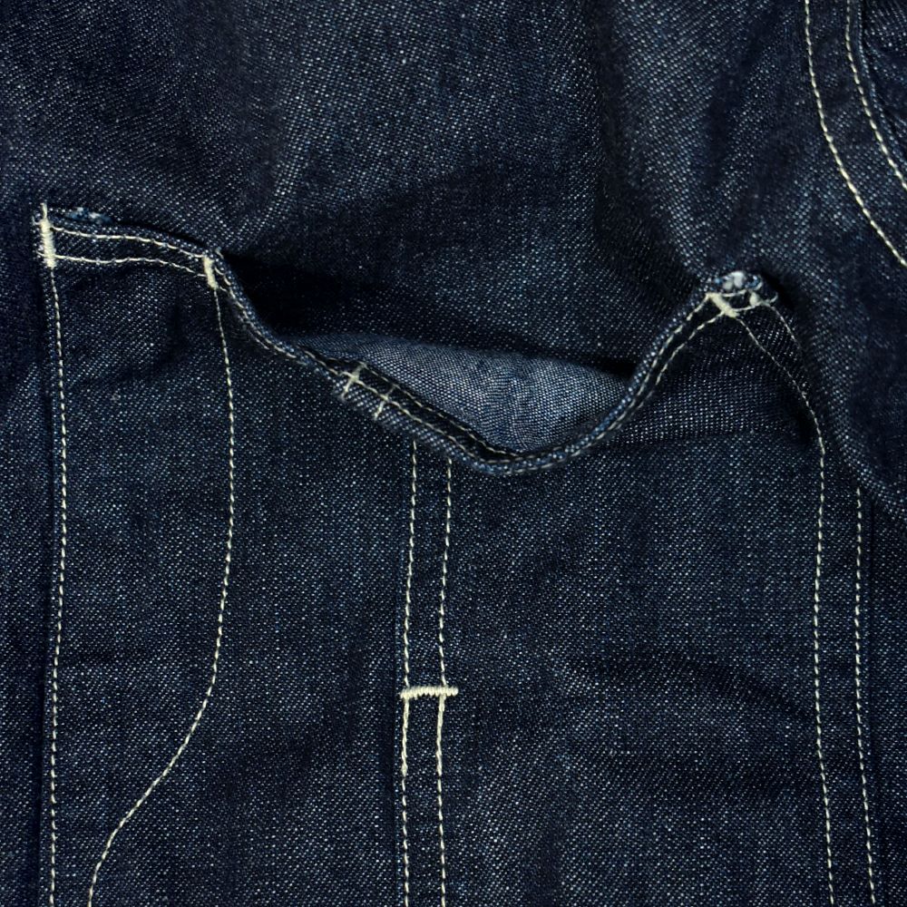 フリーホイーラーズ (FREEWHEELERS) -Blystone- MECHANIC SHIRT 1930s~ STYLE WORK CLOTHING Vintage Style 8oz Indigo Denim 長袖デニムシャツ ワークシャツ メカニックシャツ 2523002