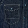 フリーホイーラーズ (FREEWHEELERS) -Blystone- MECHANIC SHIRT 1930s~ STYLE WORK CLOTHING Vintage Style 8oz Indigo Denim 長袖デニムシャツ ワークシャツ メカニックシャツ 2523002
