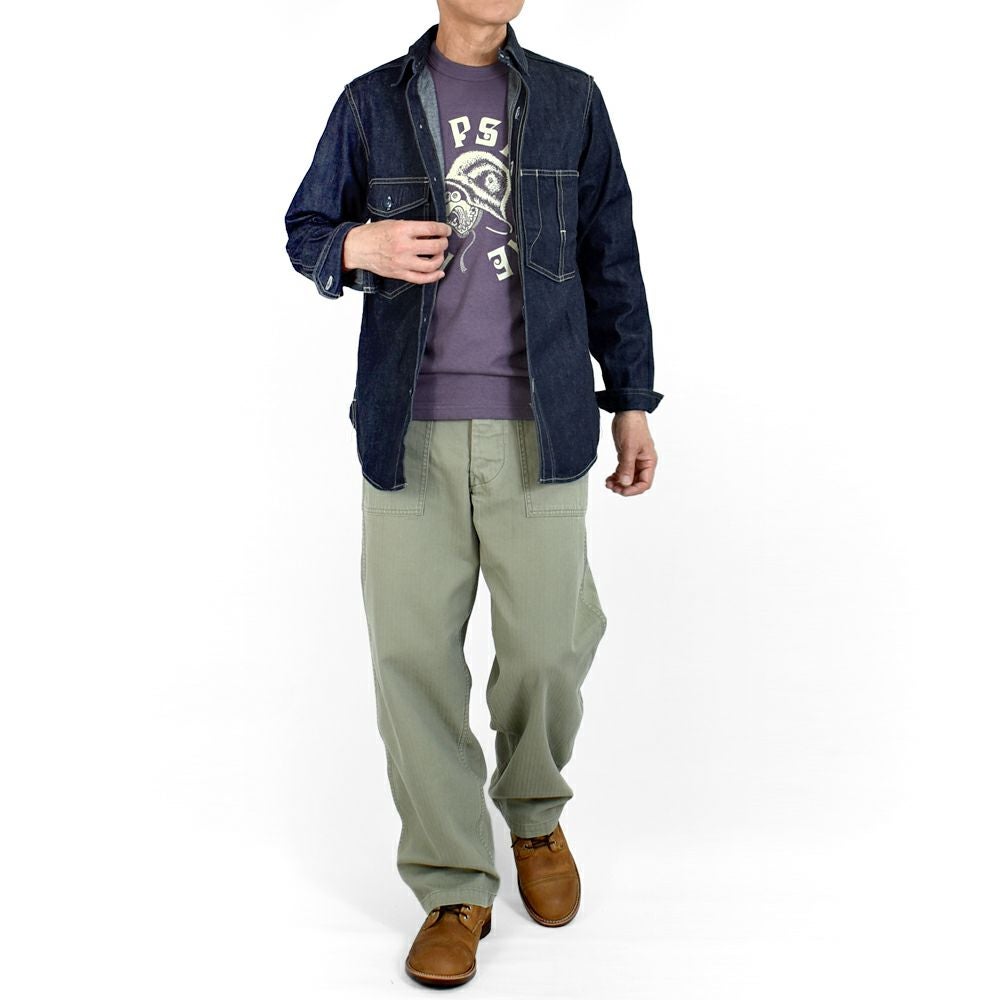 フリーホイーラーズ (FREEWHEELERS) -Blystone- MECHANIC SHIRT 1930s