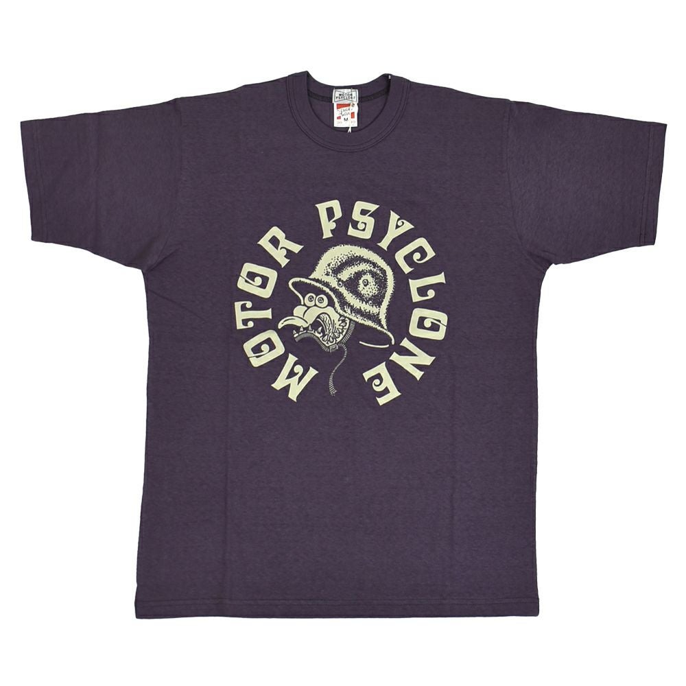 フリーホイーラーズ (FREEWHEELERS) -HELMET LAWS SUCK- Vintage Style Light Weight Jersey WASTED NAVY 半袖プリントTシャツ 2525014 WASTED NAVY