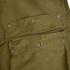 フリーホイーラーズ (FREEWHEELERS) -SPEED ENGINEER- SLEEVELESS COAT Vintage Style Sulfide Dyed Military Moleskin KHAKI コットンベスト エンジニアリングベスト 2521008