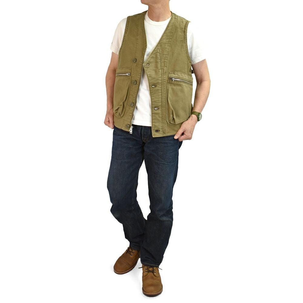 フリーホイーラーズ (FREEWHEELERS) -SPEED ENGINEER- SLEEVELESS COAT