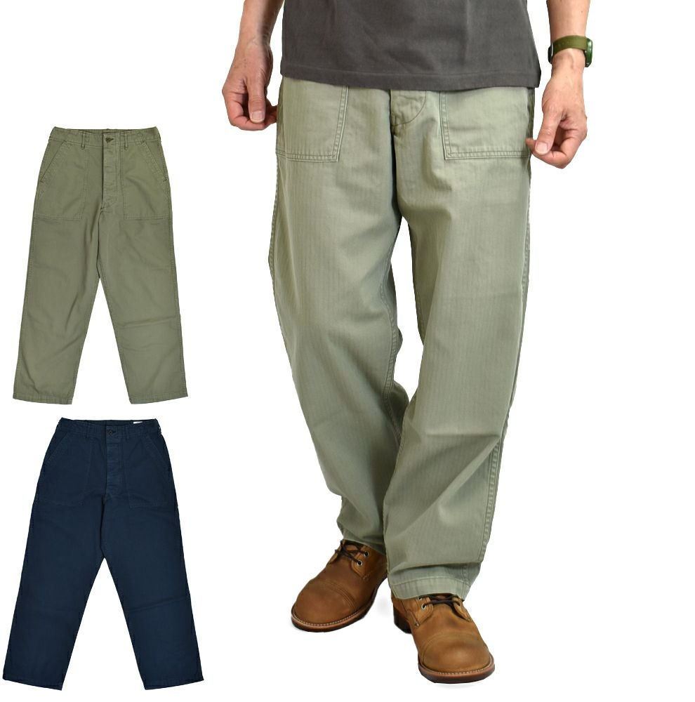 オアスロウ (orSlow) HERRINGBONE TWILL SUMMER FATIGUE PANTS（UNISEX