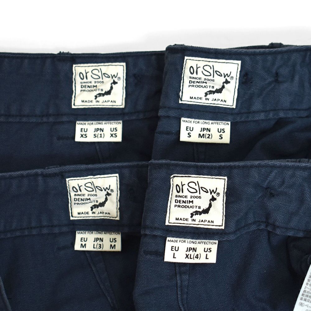オアスロウ (orSlow) HERRINGBONE TWILL SUMMER FATIGUE PANTS（UNISEX