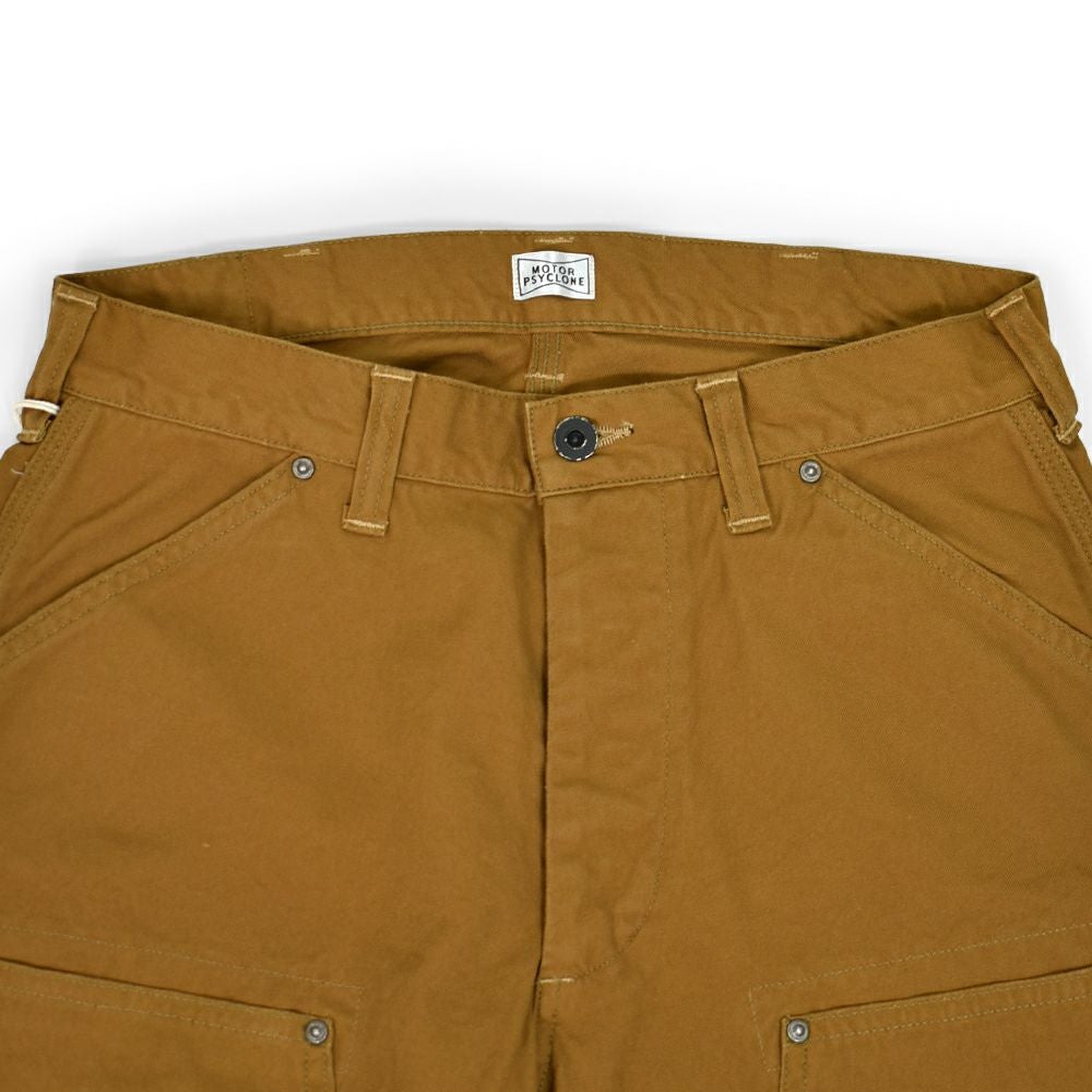 フリーホイーラーズ (FREEWHEELERS) -BAKERSFIELD- TROUSERS 1960s~ STYLE WORK CLOTHING Vintage Style Selvedge Duck YELLOW BROWN ワークパンツ トラウザーズパンツ コットンダック ビンテージスタイル 2522009