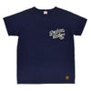 デラックスウエア (DELUXEWARE) DELUXEWARE 半袖プリントTシャツ BRGM-00B13 FOOT.BLUE