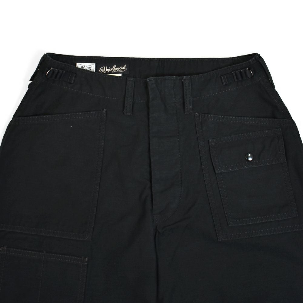 フリーホイーラーズ (FREEWHEELERS) -GRUNTS- CUT-LENGTH TROUSERS 1960s~ 70s STYLE WORK CLOTHING Vintage Style Back Satin OLIVE / BLACK ショーツ ショートパンツ 2522013