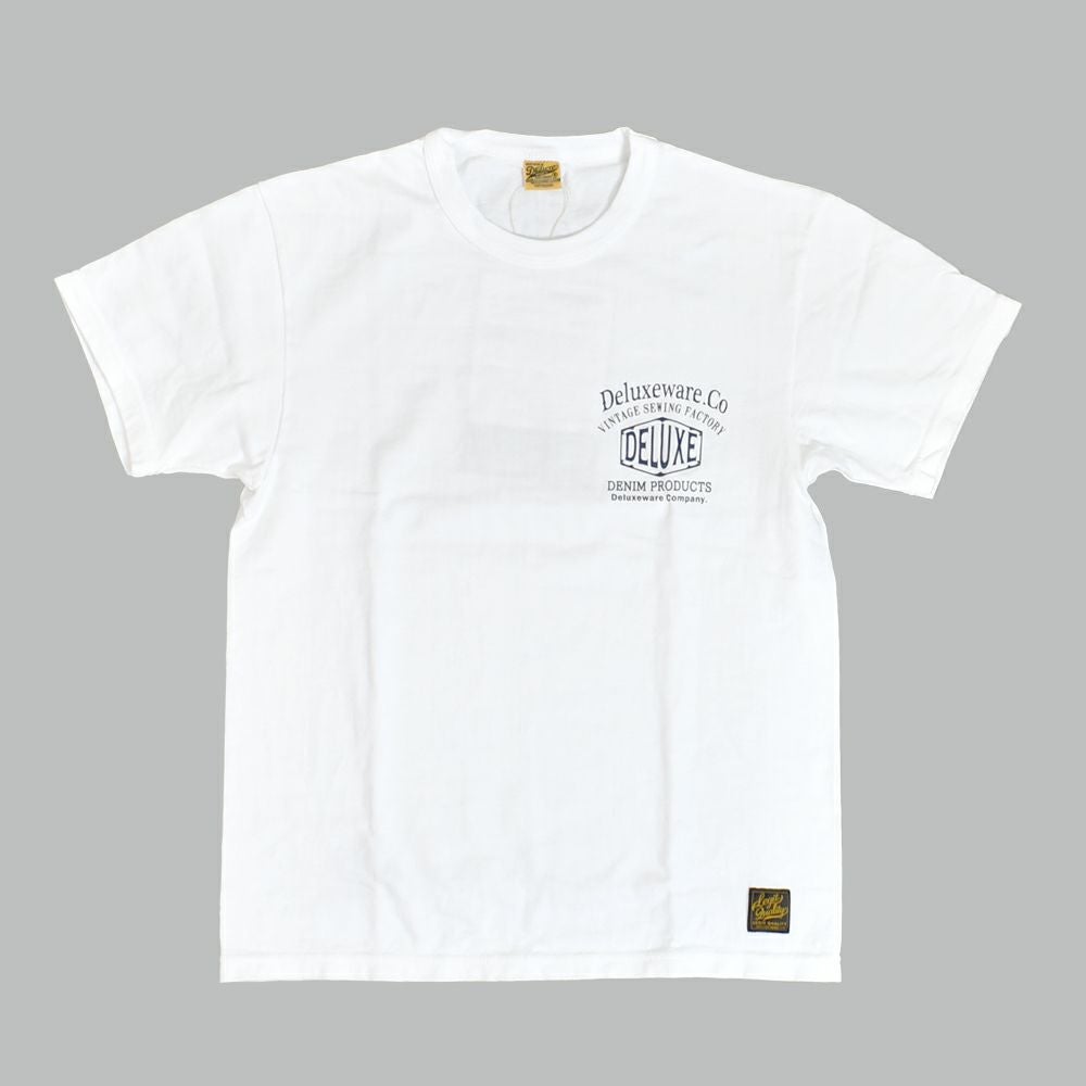 デラックスウエア (DELUXEWARE) DELUXEWARE 半袖プリントTシャツ BRGD-253 WHITE